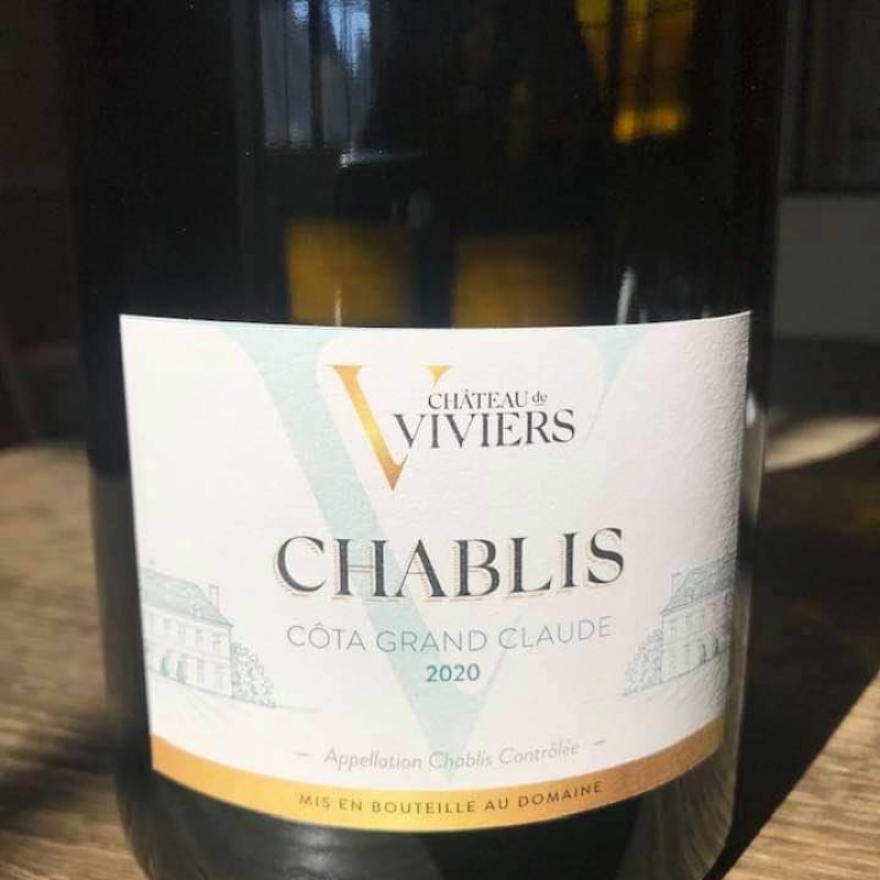 Château de Viviers bouteille de Chablis